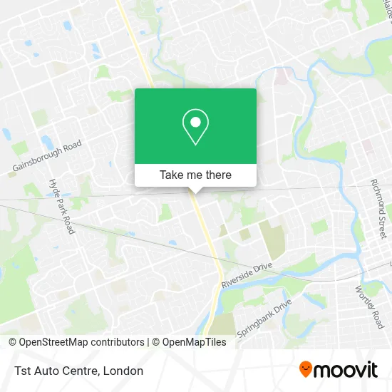 Tst Auto Centre map