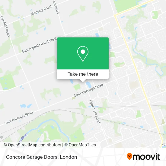 Concore Garage Doors map