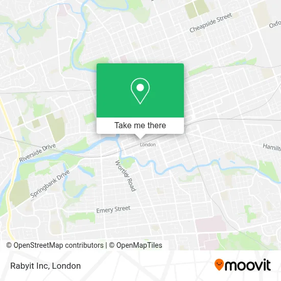 Rabyit Inc map