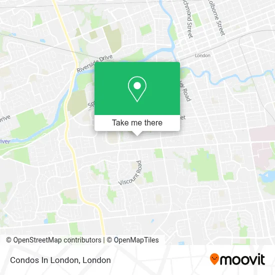 Condos In London map