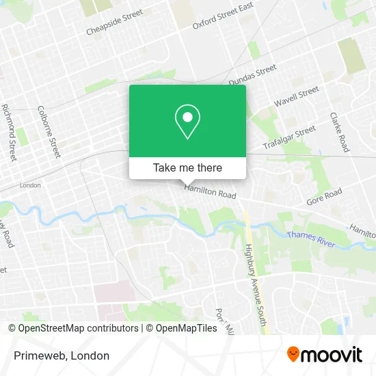 Primeweb map