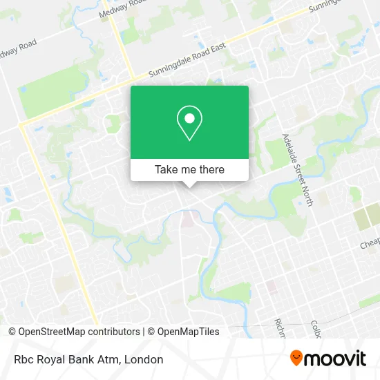 Rbc Royal Bank Atm map