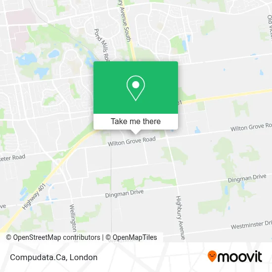 Compudata.Ca map