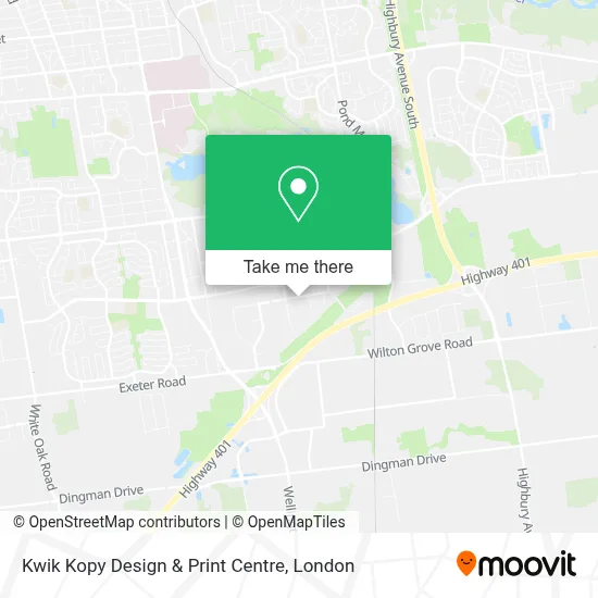 Kwik Kopy Design & Print Centre map