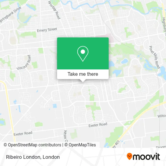 Ribeiro London map