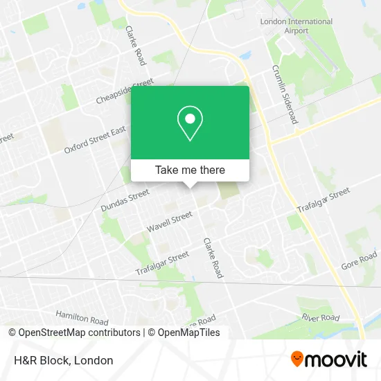 H&R Block map
