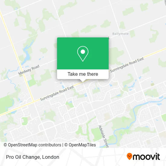Pro Oil Change map