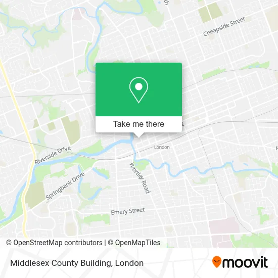 Middlesex County Building map