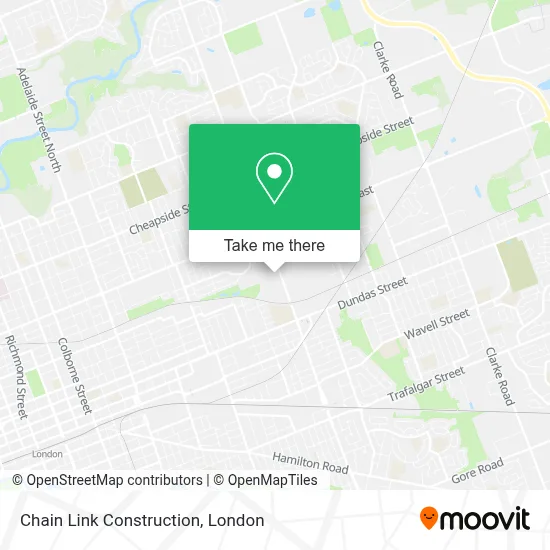 Chain Link Construction map