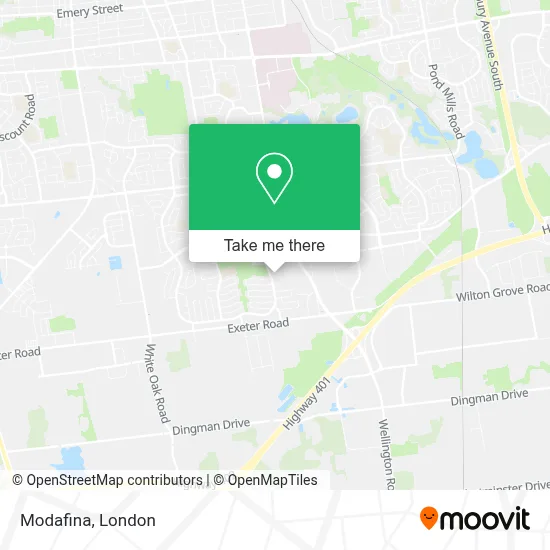 Modafina map