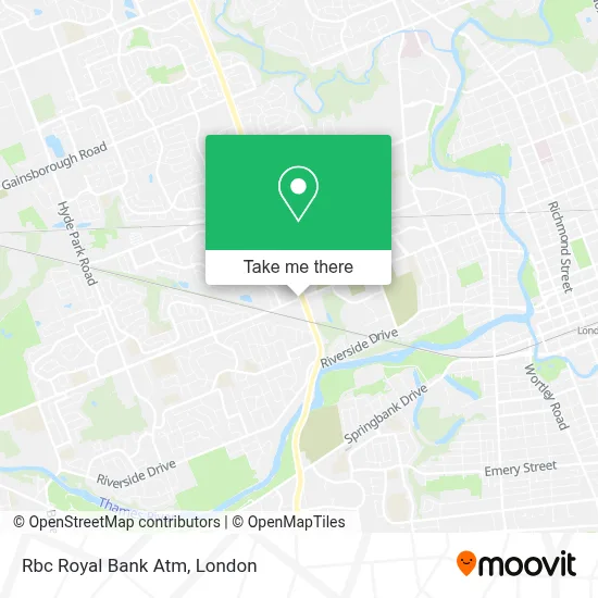 Rbc Royal Bank Atm map
