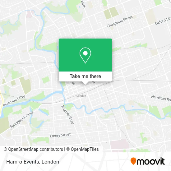 Hamro Events map