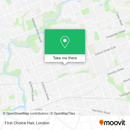 First Choice Hair map