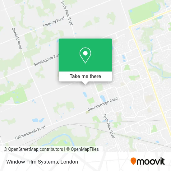Window Film Systems map