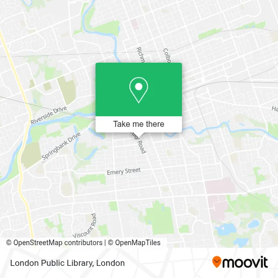 London Public Library map
