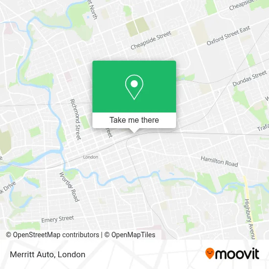 Merritt Auto map