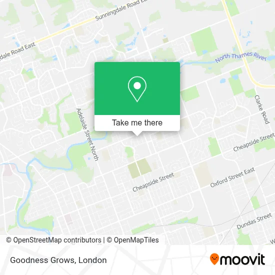 Goodness Grows map