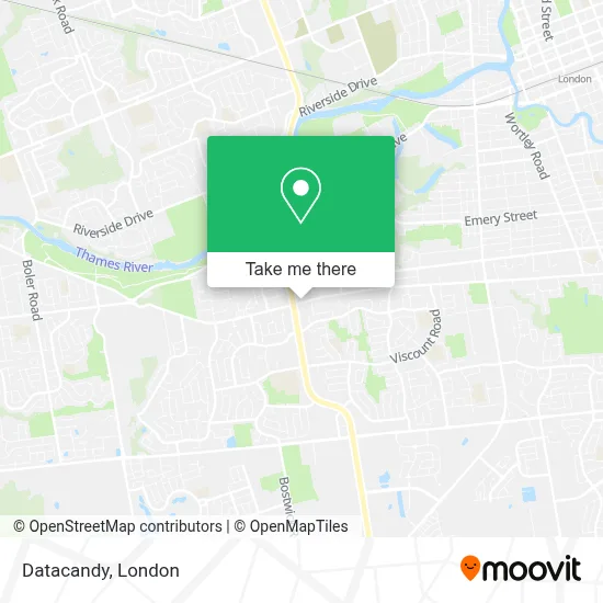 Datacandy map