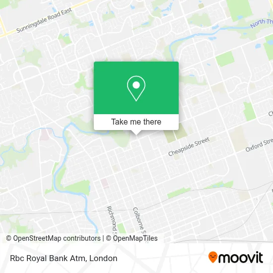 Rbc Royal Bank Atm map