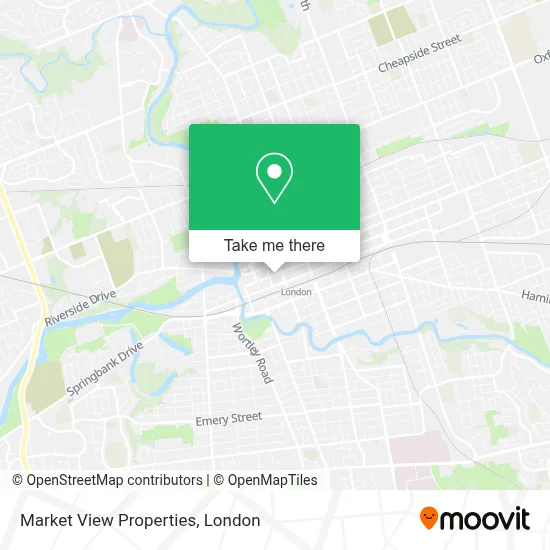 Market View Properties map
