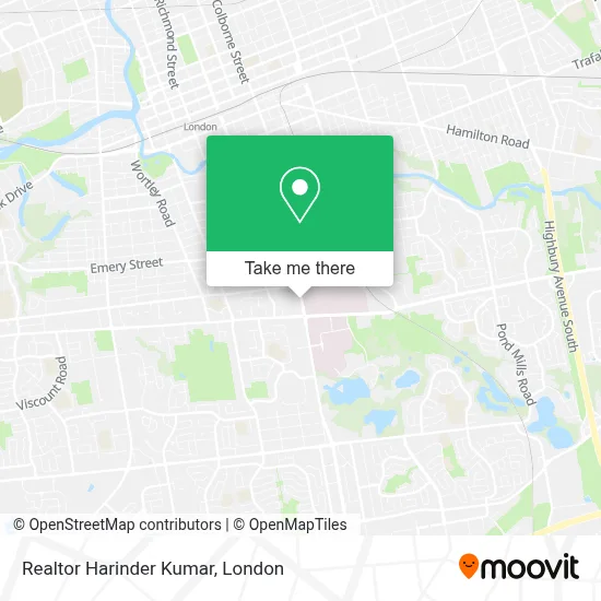 Realtor Harinder Kumar map