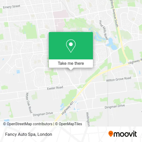 Fancy Auto Spa map