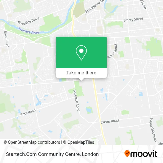 Startech.Com Community Centre map