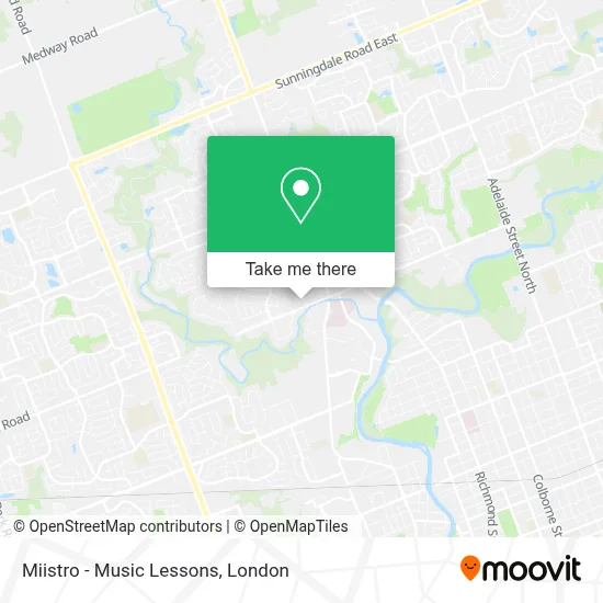 Miistro - Music Lessons map
