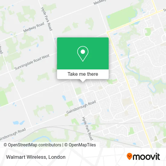 Walmart Wireless map