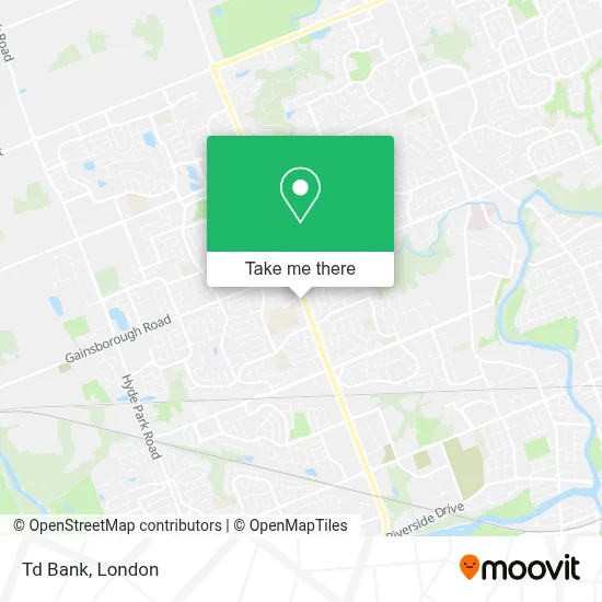 Td Bank map
