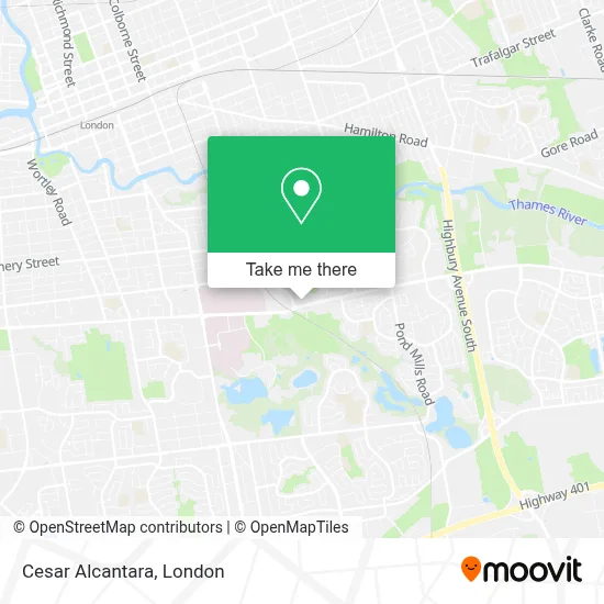 Cesar Alcantara map