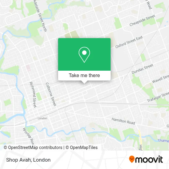 Shop Avah map
