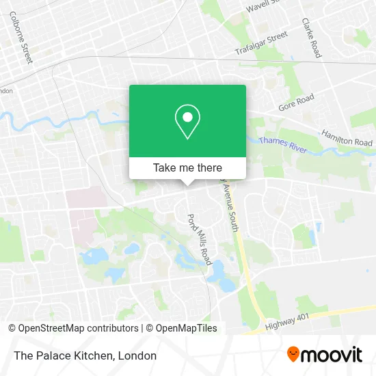 The Palace Kitchen map