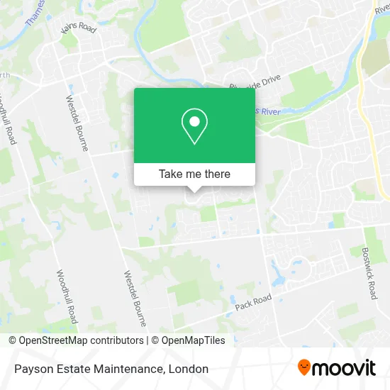 Payson Estate Maintenance map