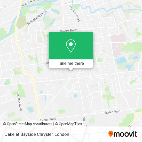 Jake at Bayside Chrysler map