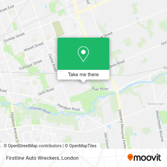 Firstline Auto Wreckers map