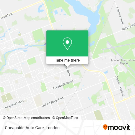 Cheapside Auto Care map