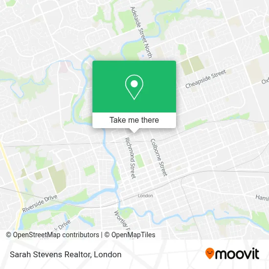 Sarah Stevens Realtor map