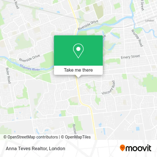 Anna Teves Realtor map