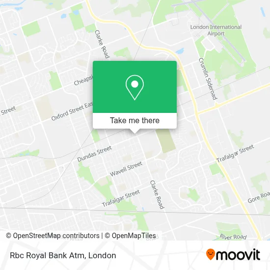 Rbc Royal Bank Atm map