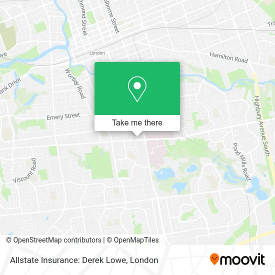 Allstate Insurance: Derek Lowe map