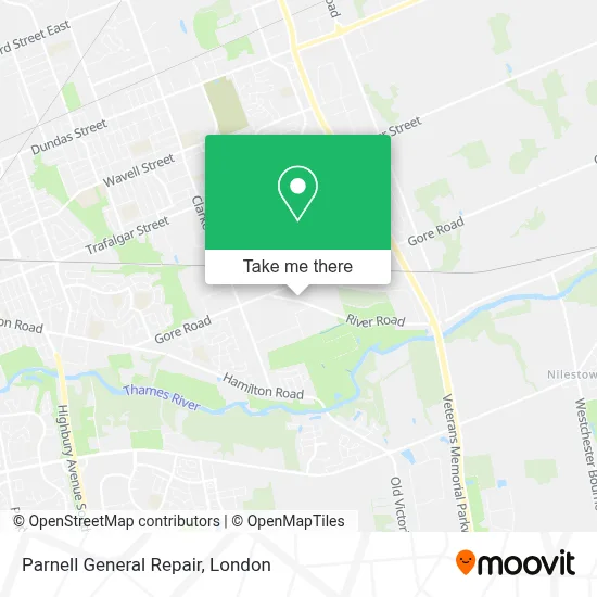 Parnell General Repair map
