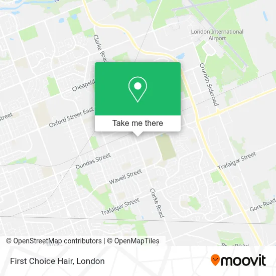First Choice Hair map