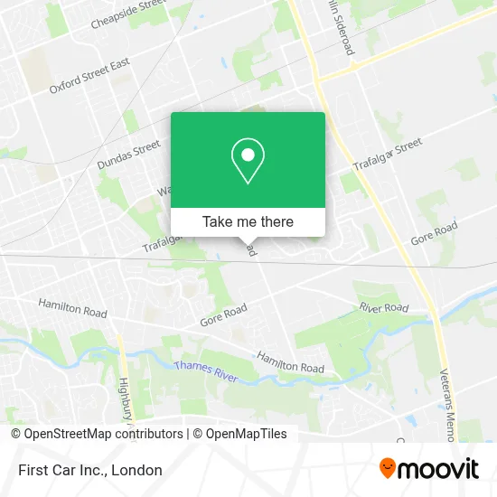 First Car Inc. map