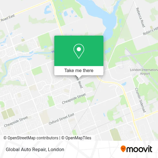Global Auto Repair map