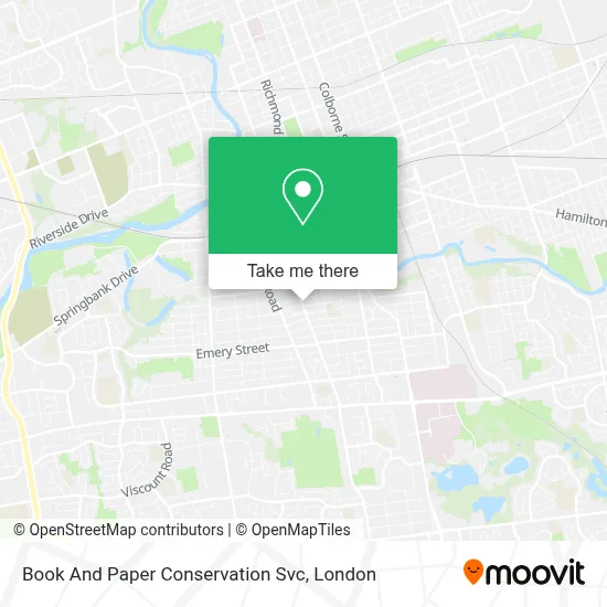 Book And Paper Conservation Svc map