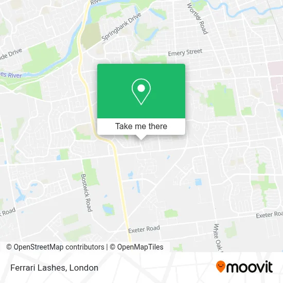Ferrari Lashes map