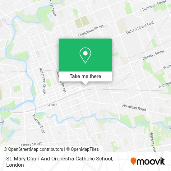 St. Mary Choir And Orchestra Catholic School map