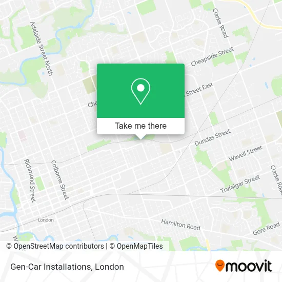 Gen-Car Installations map