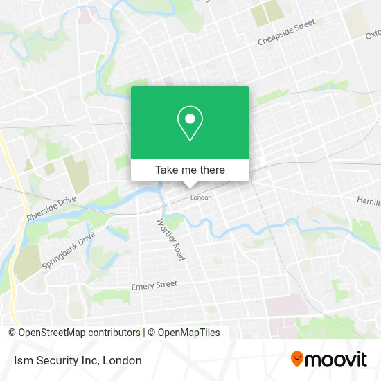 Ism Security Inc map